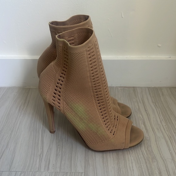 Giànvitto Rossi tan ankle sock  heels - Picture 3 of 6